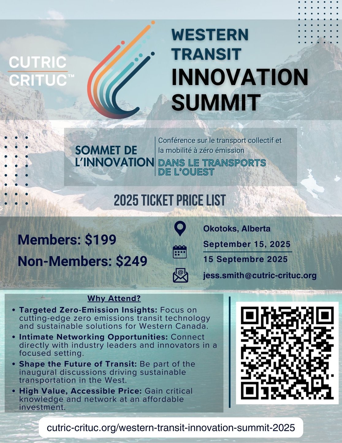 Western Transit Summit 2025 Price List